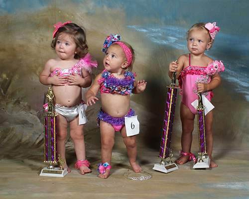 One year old winners were Britton Rae Martin, first place, daughter of Nathan and Deanna Martin; Ryleigh Kate Givens, second place, daughter of Christian and Joshua Givens; and Haylen Denise Yawn, third place, daughter of Drew and Haley Yawn.