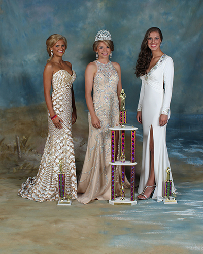 PHOTOS COURTESY OF JOHNNY SMITH PHOTOGRAPHY / Sixteen to 20 year old winners were Mattie Slade Avants, first place, daughter of David and Tiffany Avants; Nealie Rebecca Shelton, second place, daughter of Gary and Carla Shelton; and Miranda Suzanne Leggett, third place, daughter of Samson and Sue Leggett.