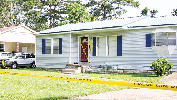 Photo by Kaitlin Mullins Bridget Hall, 43, was shot in her home (pictured above) on Vivian Merrit Street Monday night. Her death followed the death of Kelcay Humphrey, 25, Sunday night.