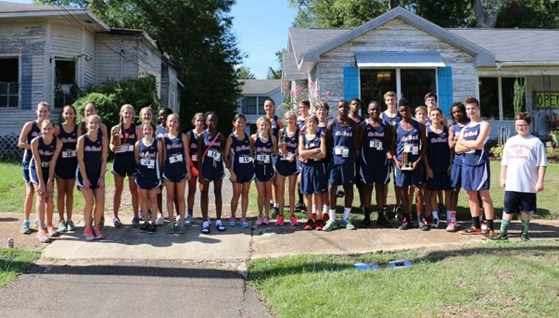 DAILY LEADER / Photo submitted / The Brookhaven Cross Country girls and boys team finish second in Loyd Star's Cross Country meet last Saturday.