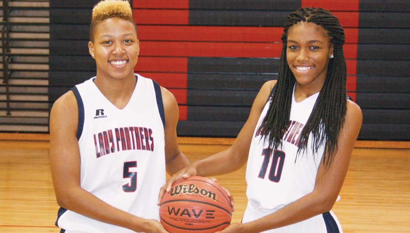 Daily Leader / Marty Albright / Brookhaven Lady Panther's seniors (from left) Mya Washington and Fernandria Byrd.