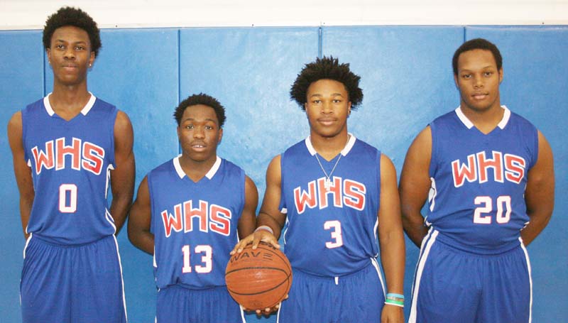 Daily Leader / Marty Albright / Representing the Wesson Cobras in the 2015-16 basketball season are seniors (from left) Anthony Jones, Cornelius Barlow, Jamarcus Patterson and Kendrick Brown.