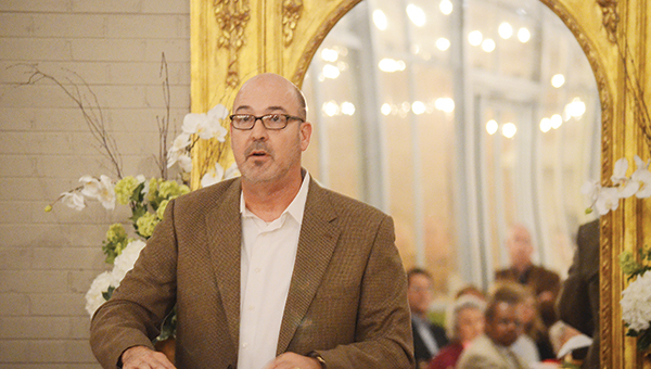 Photo by Kaitlin Mullins Mike Whatley of Mike Whatley Honda was named the new Brookhaven-Lincoln County Chamber of Commerce President at its Annual Membership Celebration Tuesday night.