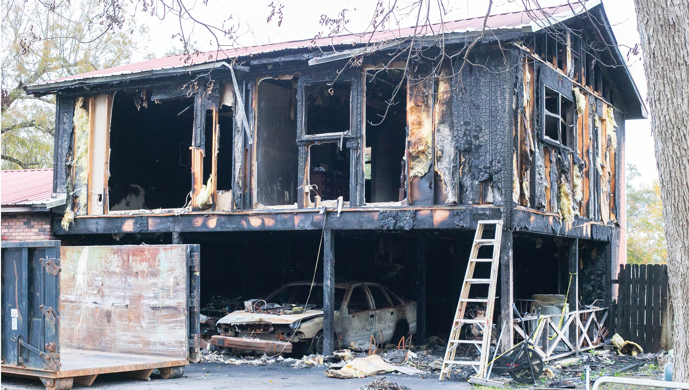 The house fire at 707 E. Independence St. on Nov. 2 was determined to be an act of arson by the State Fire Marshal. The home is that of Moses Bell, Jr., the grandfather of Cordarryl Bell. Bell is the suspect in a murder and shooting on the same day.