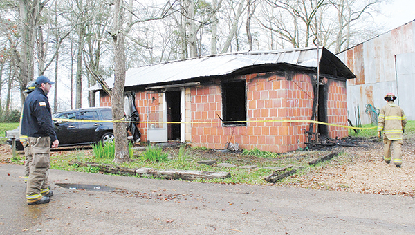 Photo by Aaron Paden/ Brookhaven Fire Department responded to a house fire early Monday morning that left one man dead. The state Fire Marshal's Office is investigating the fire.