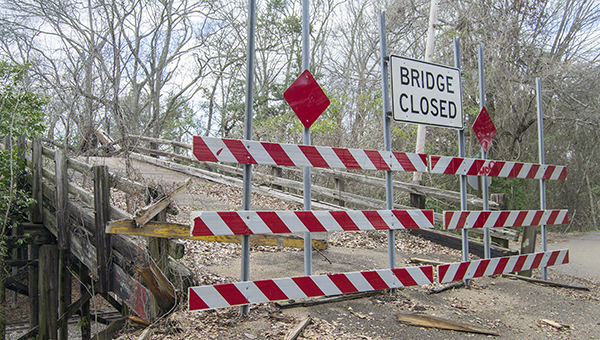 File photo / According to a recent report from the Mississippi Economic Council, 91 local and 15 state-maintained bridges in Lincoln County are deficient.
