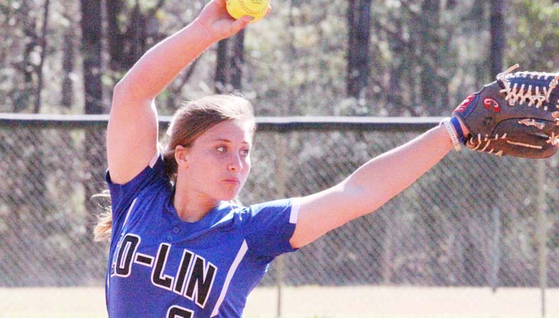 Co-Lin Media / Natalie Davis / Co-Lin's Kaitlyn Taylor collects her second win of the season Sunday afternoon against Itawamba.