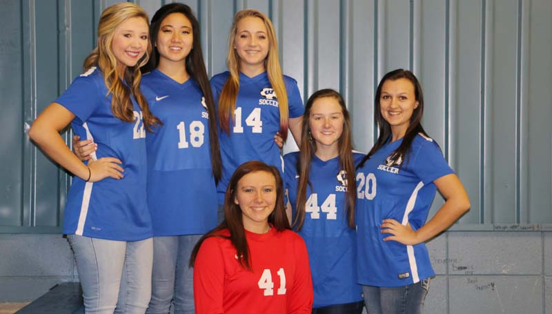 Daily Leader / Photo submitted / The Wesson Lady Cobras soccer team received Region 6 All-District honors (front row) Harmoni Ashley; (back) Brooke Jones, Kim San, Arie Douglas, Amber Brinson and Cheyenne Gladden.