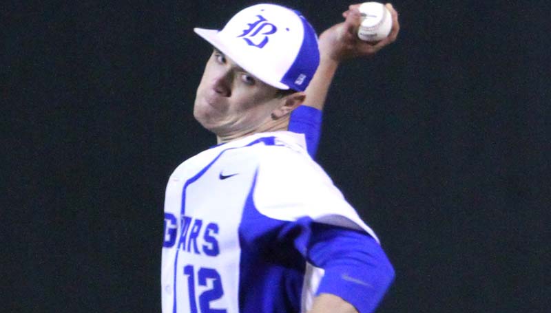 Daily Leader / Sherylyn Evans / Brookhaven Academy's Taylor Freeny strikes out seven batters in Friday night action against ASC.