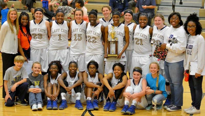Daily Leader / File Photo / The Bogue Chitto Lady Cats are ready to make a run for a state championship as they battle West Union Thursday at 10:30 a.m. at Jackson State University. Members of the Lady Cats teams are (bottom, from left) Colby Terrell, Gracie Guynes, Cheyenne Hall, Taneshia May, Tukiyah Godbolt, Shakiriana Jefferson, Baileigh Jackson, Kayci Wallace; (standing) Coach Christi Terrell, Terri Ferguson, Kylie Hux, Lineka Newson, Karlie Williams, Pertashia Henderson, Terrah Nelson, Zariah Matthews, Karly Leake, Christian Black, Charlsie Wilson, Kaylin Heckard and Aleasha Goldbolt.