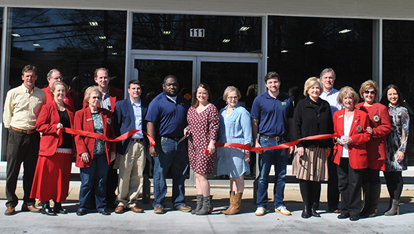 Photo by Amy Rhoads / Lott Furniture owners, Danny and Amanda Smith, celebrate the opening of the new Lott Furniture location in Brookhaven with their employees and Chamber of Commerce members. The new store is located on N. Jackson Street. The Smiths also own J Allan’s located in Brookhaven.