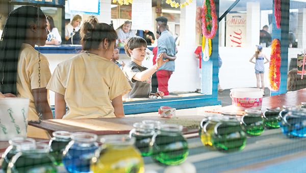Photo by Kaitlin Mullins / The Exchange Club Park opened Monday night for the Spring Fling event. The event continues today from 6 to 9 p.m. Armbands will be available for purchase at the event — $5 for children and $10 for adults for unlimited rides.