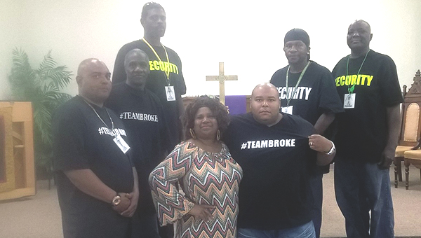 Photo submitted / Members of local hip hop group #TEAMBROKE practice at Kynett United Methodist Church to prepare for an Easter weekend performance.