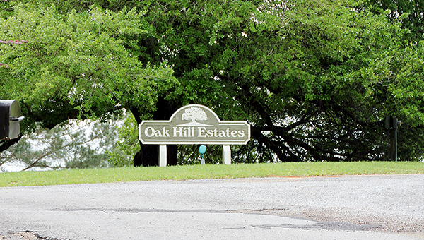 Photo by Alex Jacks / Oak HIll Estates is just one neighborhood from the 2007 annexation slated for sewage and water work this year.