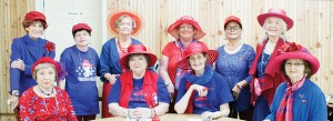 Betty Barham, Joyce Griffin, Margie Ratcliff, JoAnne Herrington, Linda Tucker, Betty Davis, Doris Stevens, Evelyn Wilson, Tessie Jones and Patricia Purser meet at Chism’s Diner Thursday for their monthly meeting.