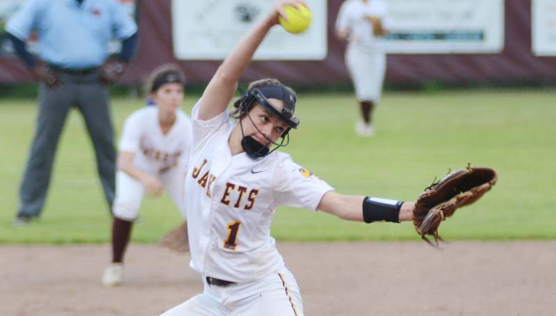 Daily Leader / Marty Albright / Enterprise's Carlee Nations collects the win over South Jones Monday night.