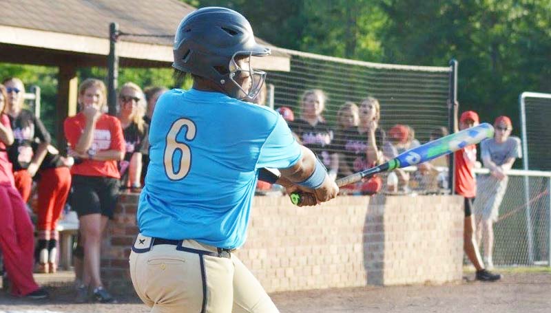 Daily Leader / Stacy Leake / Christian Black's homerun in the second inning ignited the Bogue Chitto Lady Cats offensive surge against Sebastopol.