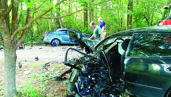 Daily Leader file photo / County engineer Ryan Holmes presented numbers on which roads had the most accidents over the past five years. The supervisors plan to use that information to evaluate which roads need repair the most.