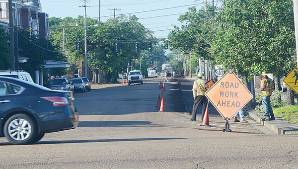 File photo/Engineer Ryan Holmes informed the Brookhaven Board of Aldermen at Tuesday’s board meeting that the city’s paving project was 68 percent complete as of May 31.