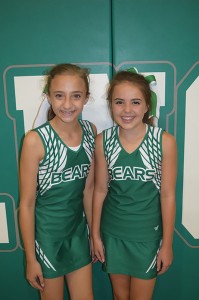 Photo Submitted/  Maggie Newman and Ainsley Griffin, members of the West Lincoln Junior High Cheer Team, are among the few cheerleaders earning a position on the National Cheerleaders Association (NCA) 2016-2017 All-American Cheerleading Team. Newman is the daughter of Jamie and Jennifer Newman of Brookhaven.  Griffin is the daughter of Clint and Jenni Griffin of Brookhaven. 