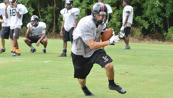 Photo by Anthony McDougle/ Azar Myles returns as one of the leading tacklers for Lawrence County. He and Kemarcus Brown combined for almost 250 tackles during the Cougars’ 12-1 season.