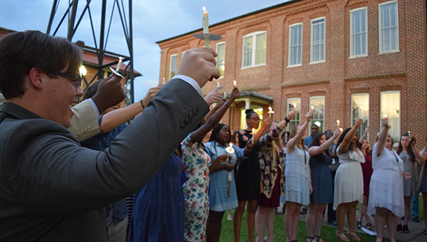 Photos by Julia Miller / MSA students shared the light of knowledge recently to recognize the beginning of a new school year