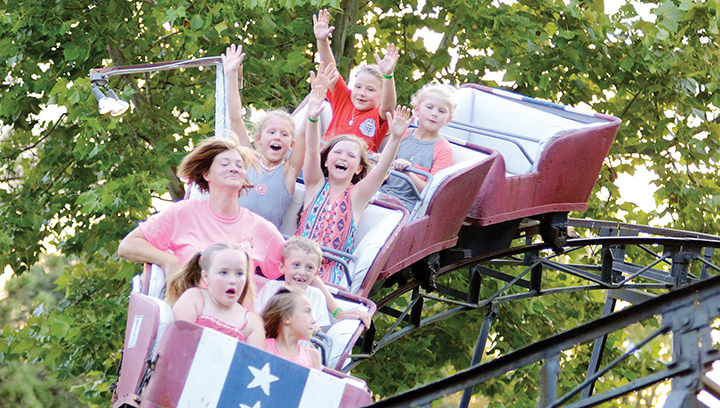 Photos by Aaron Paden/People from all over Lincoln County flooded the Exchange Club Park this week as the organization held its annual eight-night fair. The festivities concluded Saturday night. The Exchange Club has opened the fairgrounds each year since 1951. All money raised, after maintenance of the park, goes toward local scholarships and charitable organizations.