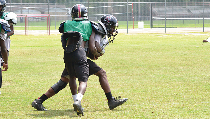 Photo by Anthony McDougle/ Nunnery (above) and the backfield will have to step up in Brown’s absence.