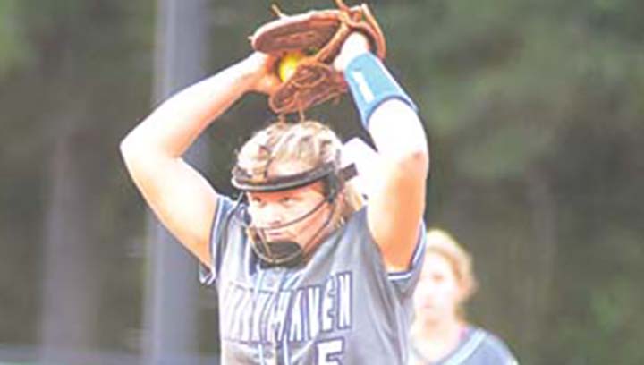 Photo by Anthony McDougle/Brookhaven Academy pitcher Madi Smith prepares to send a pitch to home plate during the Cougars’ home game Tuesday.