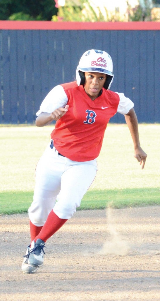 Photo by Anthony McDougle /Senior Ole Brook outfielder Tia Bussey.