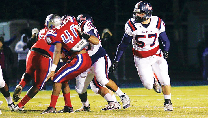 Photo submitted/ Brookhaven offensive lineman Trace Clopton leads a young Brookhaven team looking to get off to a fast start to begin the season after starting 0-6 in 2015.
