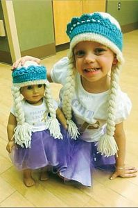 Photo submitted/Analiese Cook, a 4-year-old cancer survivor, and her mom Angela Cook have partnered with Walmart to raise awareness of childhood cancer