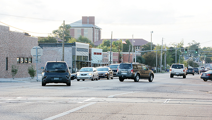 Photo by Alex Jacks/The Brookhaven Board of Aldermen have plans to reroute the city’s downtown streets in order to cut down on traffic and create more parking for residents and shop owners.