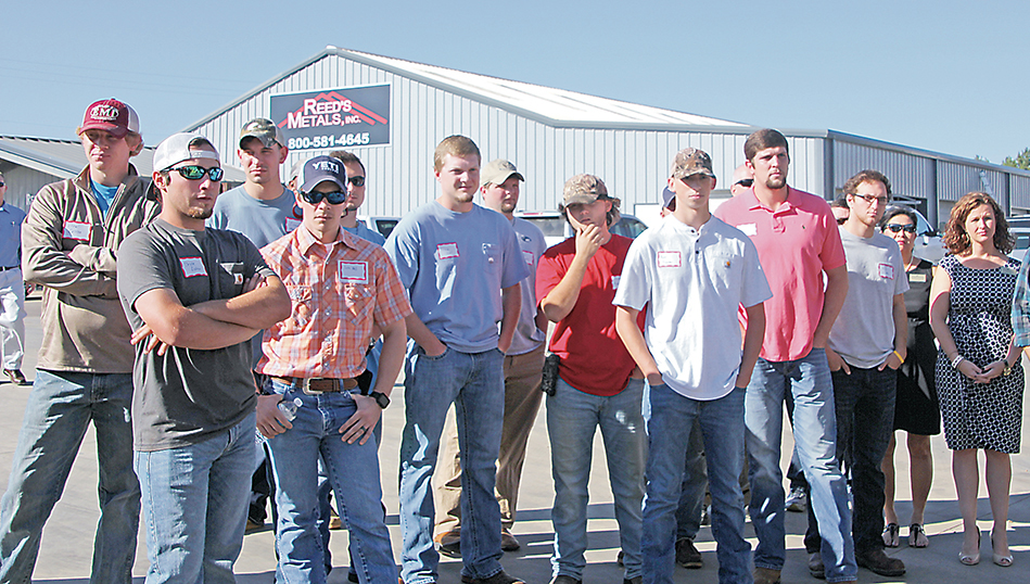 Photos by Alex Jacks/Copiah-Lincoln Community College automation and technology students toured the Reed’s Metals facility Thursday as part of National Manufacturing Day.