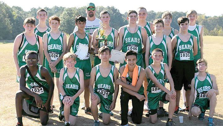 Photo submitted/ West Lincoln finished first in the 5K event at the MHSAA 2A cross country championships Tuesday.