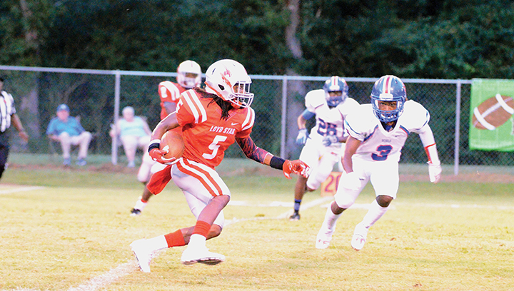File photos/Loyd Star’s James Beard pulled down two touchdown passes last week. The Hornets will need more of the same when they face North Forrest Friday.