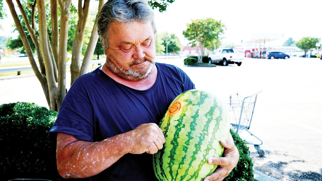 Melon man sells produce, gives pointers Daily Leader Daily Leader