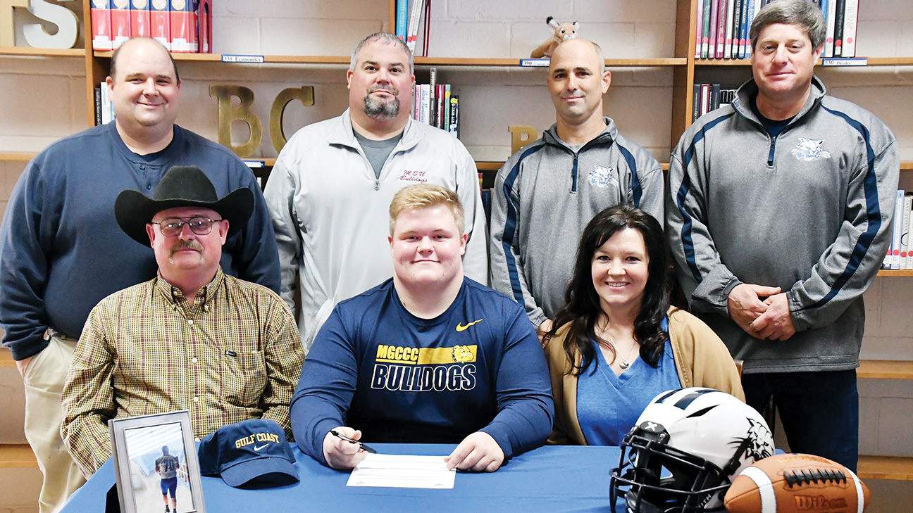 Hart of Bogue Chitto pledges with Mississippi Gulf Coast CC Daily