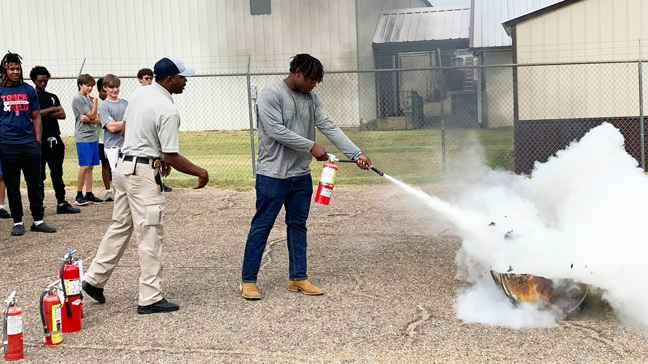 Brookhaven Technical Center students learn fire safety from BFD Daily