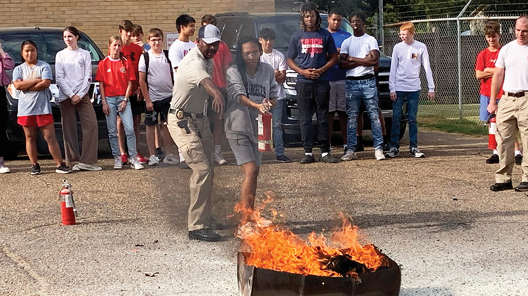 Brookhaven Technical Center students learn fire safety from BFD Daily