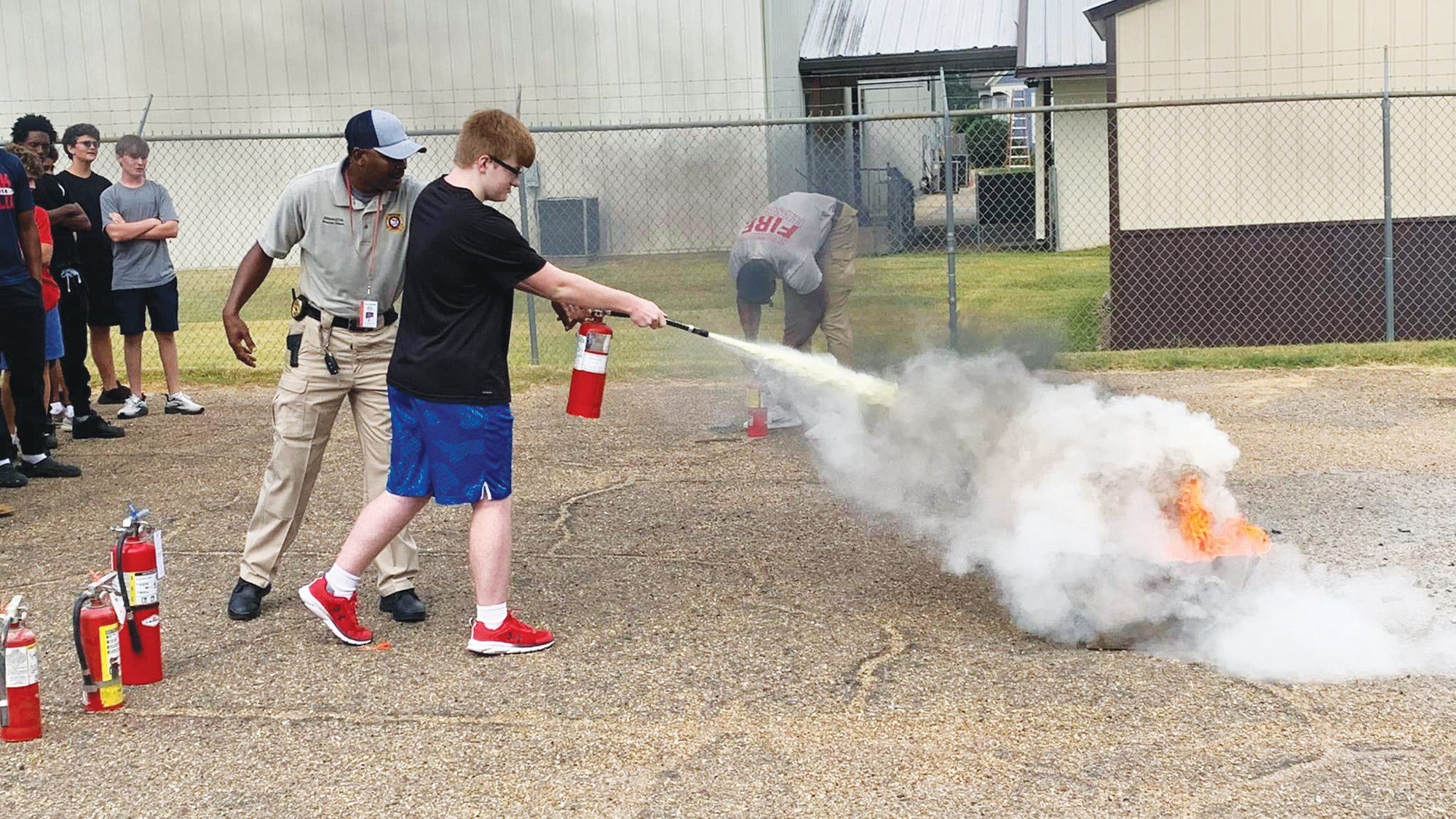 Brookhaven Technical Center students learn fire safety from BFD Daily