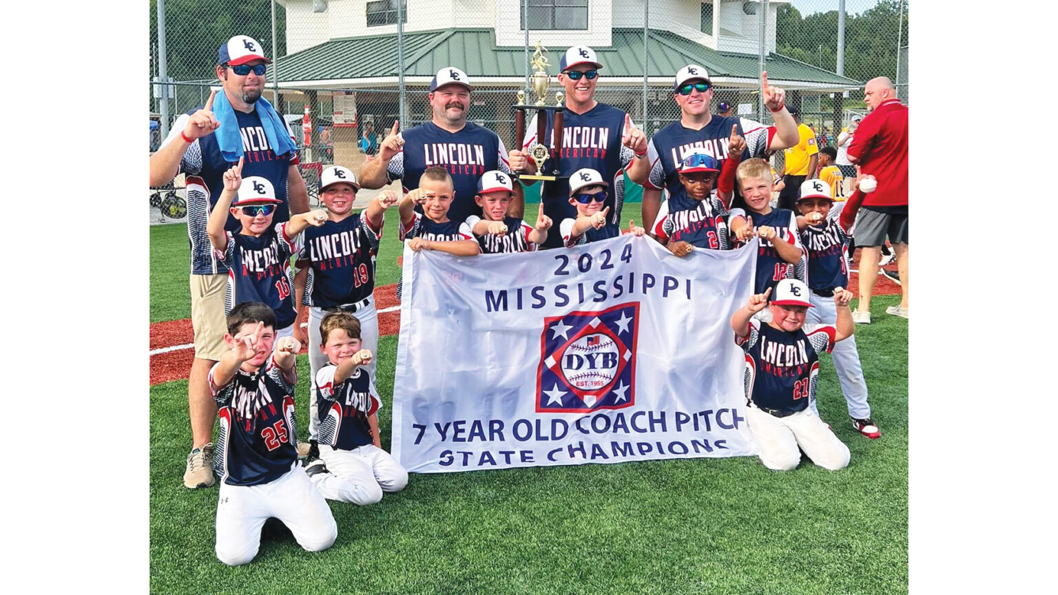 Lincoln County 7U Coach Pitch AllStars reign as Dixie Youth state